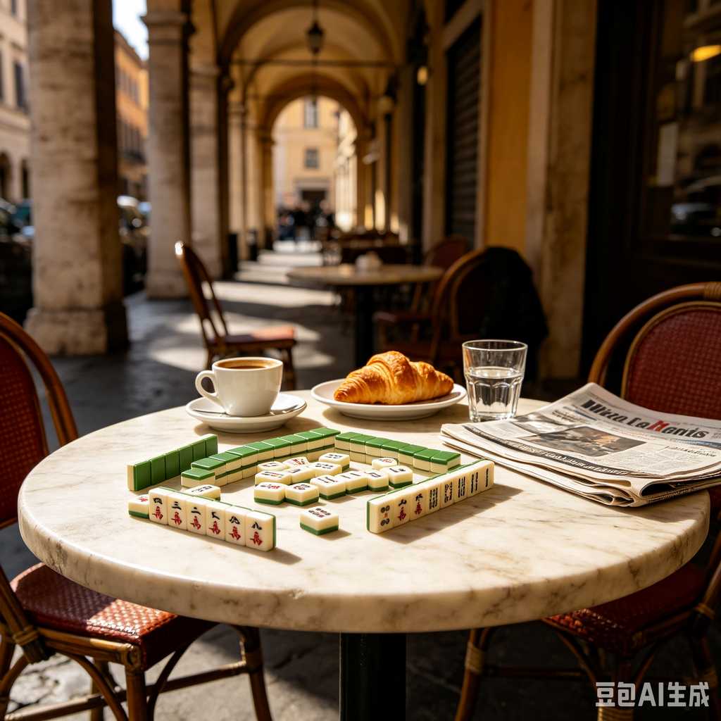 cute mini mahjong tiles set